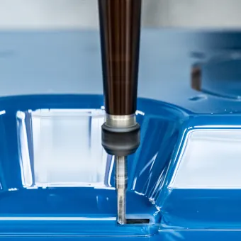 Fräsbearbeitung eines Tiefziehteils