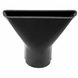 Aus zwei tiefgezogenen Halbschalen verklebte Blasdüse