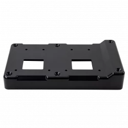 Negativ gezogene Gehäuseschale zur Montage elektrische Anbauteile