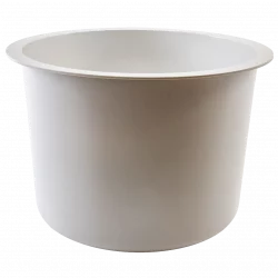 Thermogeformter Mischbehälter für Pulver mit einem Volumen von ca. 22 Litern