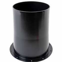 Tiefgezogenes Rohr mit angeformtem Anschraubflansch